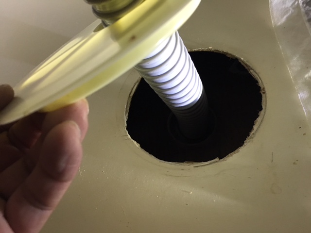 蛇腹ホースの交換1