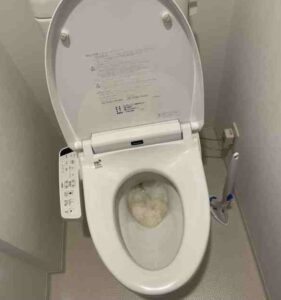 トイレ紙詰まり
