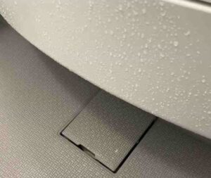 排水口の蓋を外す