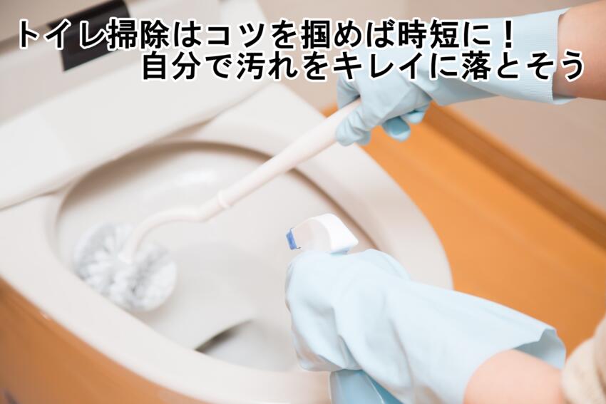トイレ掃除はコツを掴めば時短に!自分で汚れをキレイに落とそう