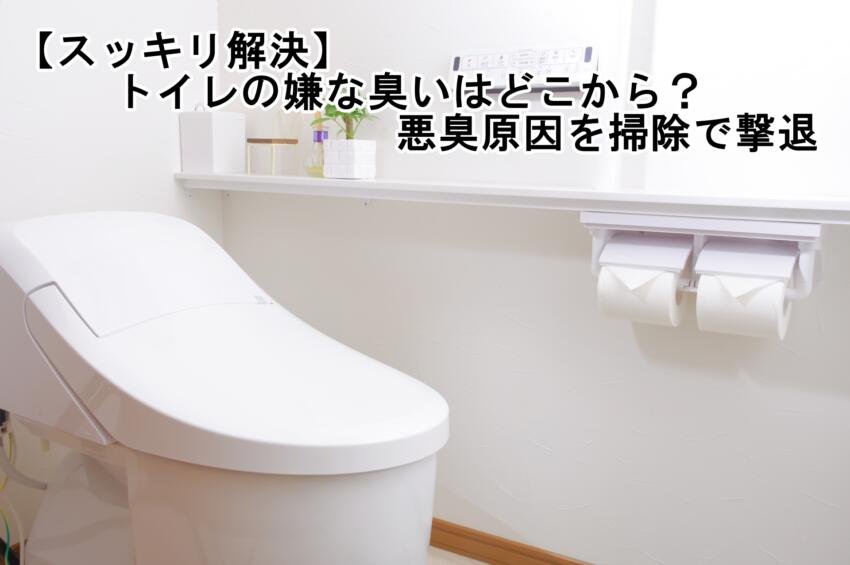 【スッキリ解決】トイレの嫌な臭いはどこから?悪臭原因を掃除で撃退