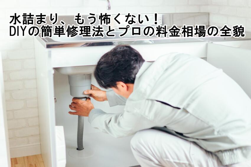 水詰まり、もう怖くない!DIYの簡単修理法とプロの料金相場の全貌
